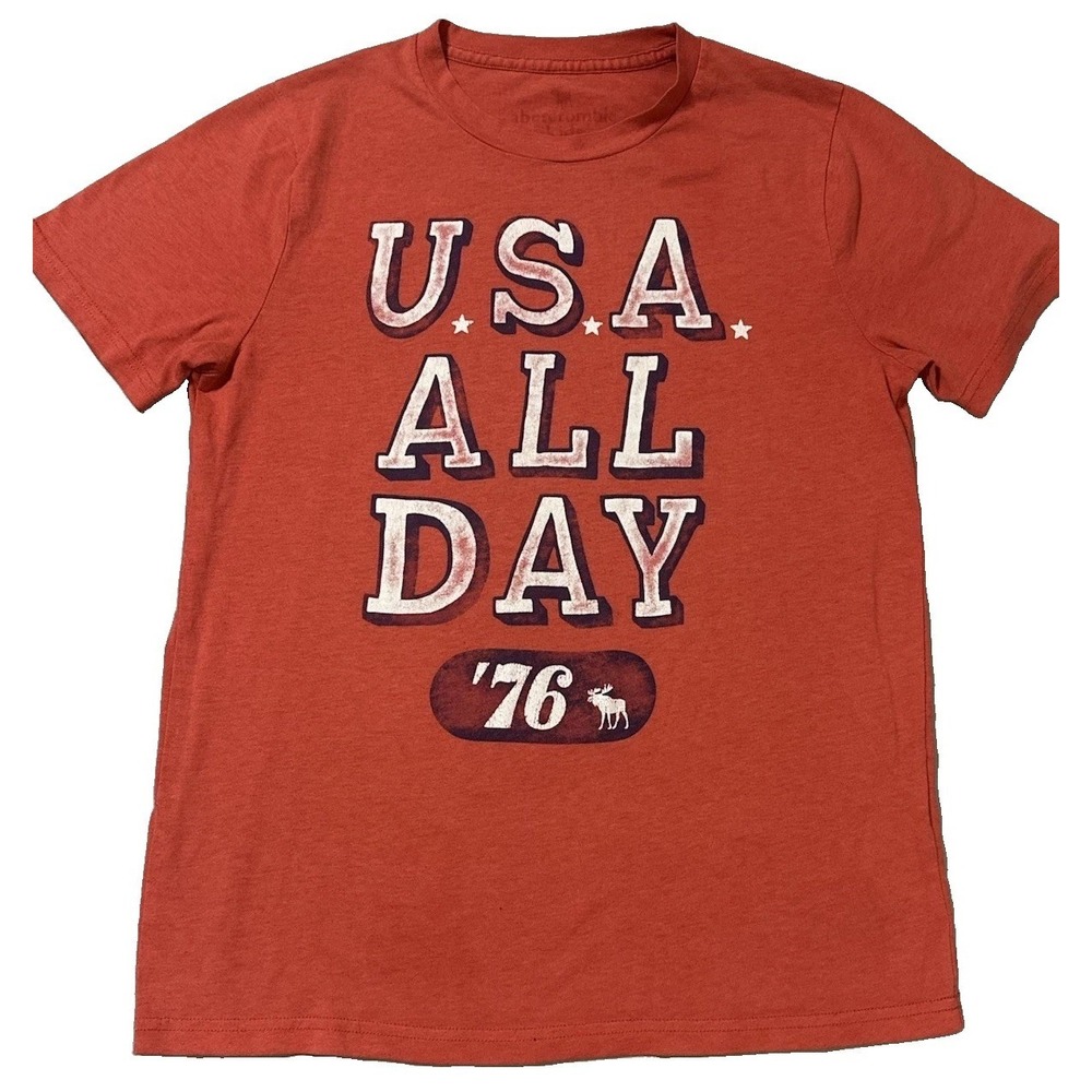 Abercrombie Kids USA All Day 76 - Classic T-Shirt  13/14